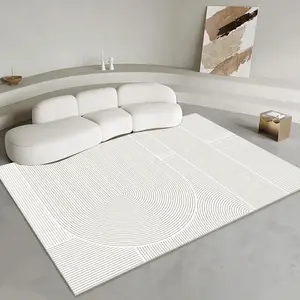 Striped Pattern Area Rug, Modern Abstract Rug, Home Decor Rugs, 1 Count Non-slip Washable Floor Mat, Decorative Carpet for Home Living Room Bedroom, Home Decor