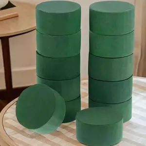 Floral Foam Blocks, 10pcs Round Artificial Flower Clay DIY Kit, Ideal for Florists, Birthdays, Graduations & Weddings