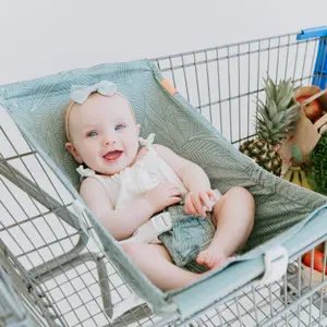 Baby Shopping Cart Hammock | Sage Leaves