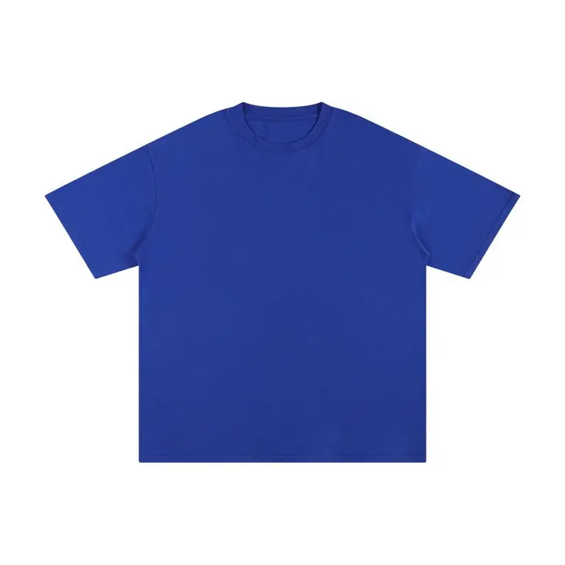 Blue T Shirt for Men Trendy Cotton Tee Gift for Guys