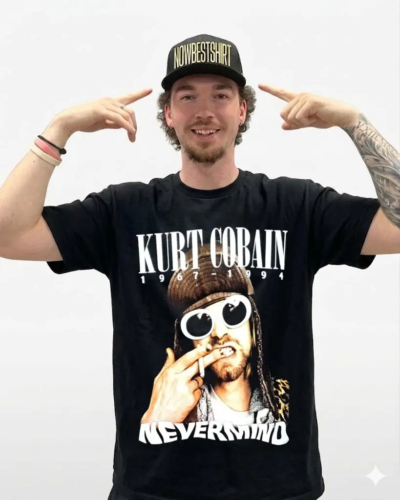 Kurt Cobain Vintage Grunge Style Gift For Fans T Shirt