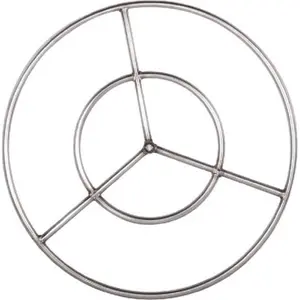 212 MAIN Heavy Duty Outdoor Natural Gas Round Shape Stainless Steel Fire Pit Burner Ring