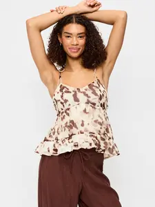 Old Navy Women's Chiffon Semi-Sheer Tie-Strap Cami Top