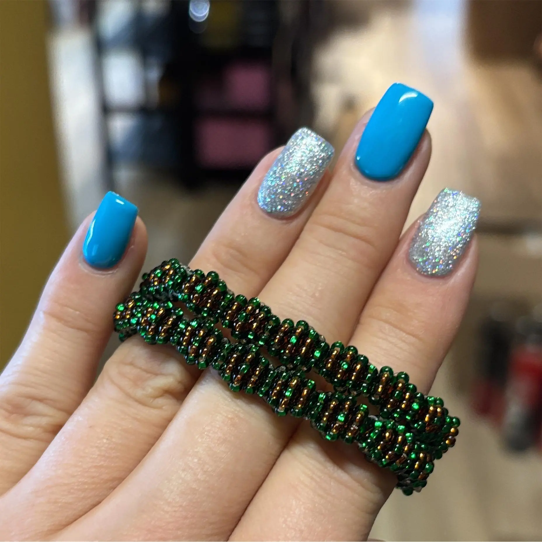 Ilde Nigerian Isese Orula flower design 1 bracelet