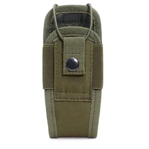 Unisex Multi-Functional Tactical Radio Case, Outdoor Molle Attachment Pack, Camouflage Utility External Storage Bag