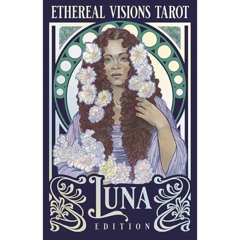 Ethereal Visions Tarot Luna Edition by Matt Hughes — 80-Card Silver Foil Deck