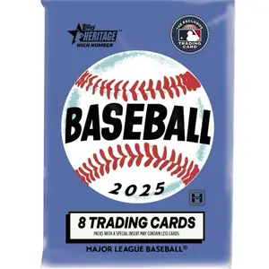 4 (FOUR) PACKS - 2025 Topps Heritage High Number Baseball Hobby