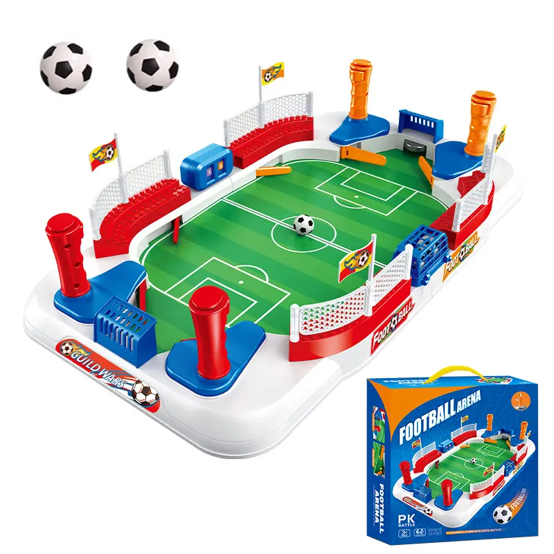 2-player Battle Table Football Game, Creative Soccer Table Game, Parent-child Interactive Game for Adults, Family Board Game Toy, Football Balls