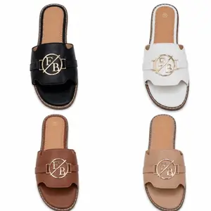 Women's Cuban Flat Sandals - Summer New Bow Knot Open-Toe Slip-On Slides, Casual Stylish Footwear