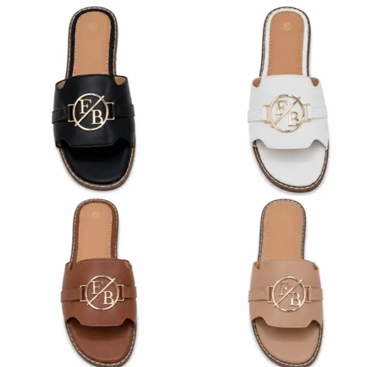 Women's Cuban Flat Sandals - Summer New Bow Knot Open-Toe Slip-On Slides, Casual Stylish Footwear option colorway multiple