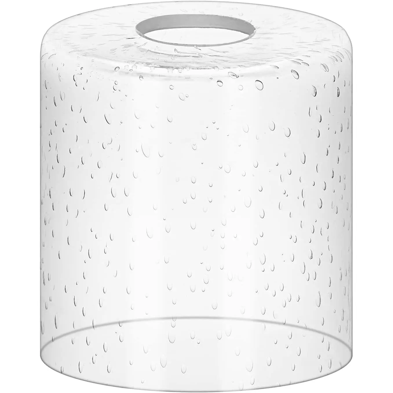 1 Pack Seed Glass Shade Cylinder, Glass Lamp Shade Replacement Shade for Pendant light, Floor lamp, Desk lamp, Wall Sconces and Bathroom Light Fixtures
