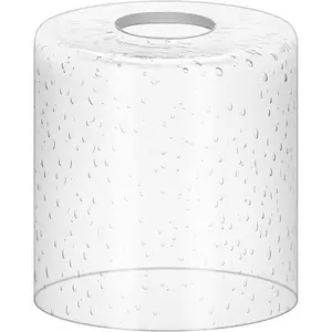 1 Pack Seed Glass Shade Cylinder, Glass Lamp Shade Replacement Shade for Pendant light, Floor lamp, Desk lamp, Wall Sconces and Bathroom Light Fixtures