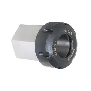 ER-40 Hex Collet Block Chuck Holder for CNC Lathe Engraving Machine