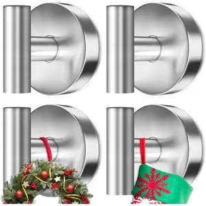 Suction Cup Hooks for Shower, 4-Pack, No-Drill Heavy Duty, Removable and , Suitable for Bathrooms, Glass, Kitchen Mirrors, Tiles,  Towels, Bathrobes, Coats ()