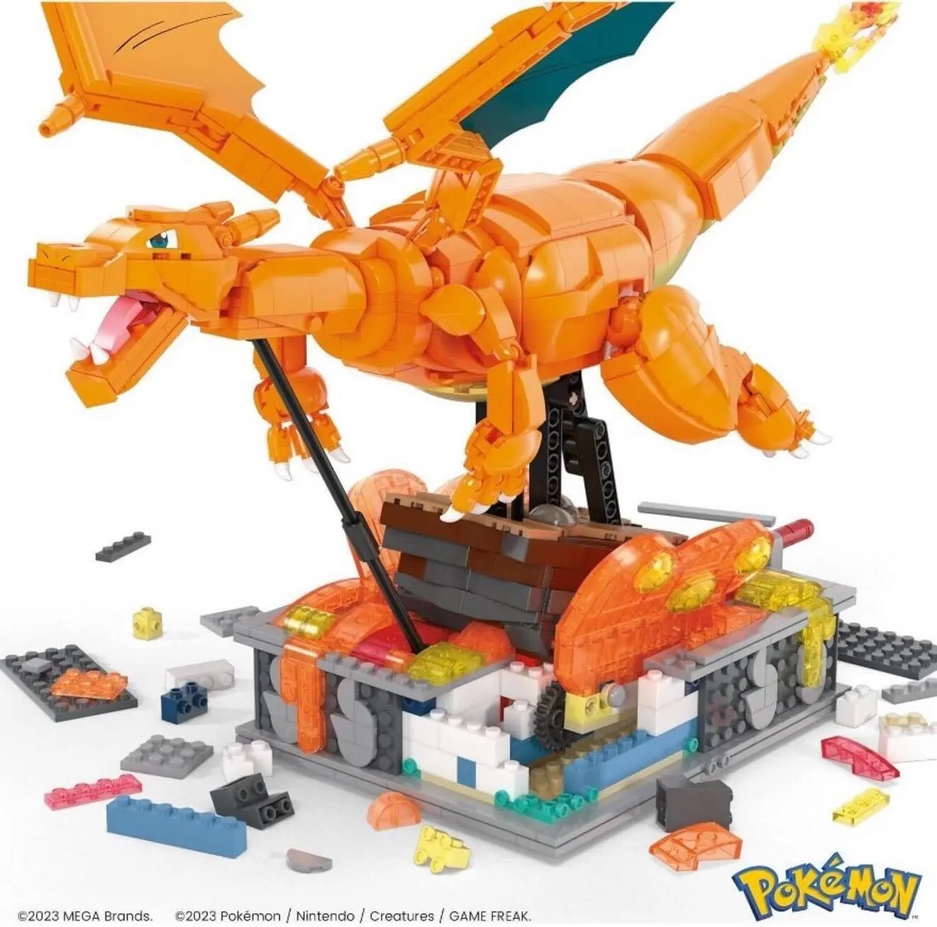 Mega Pokemon Motion Charizard. MEGA. Building Toy
