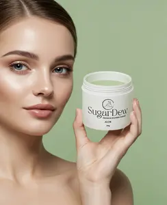 SugarDew Premium DIY Sugar Wax Kit with Aloe | Hair Removal for Legs, Arms, Face & Body | Made in Korea | 10.58oz All-in-One Set