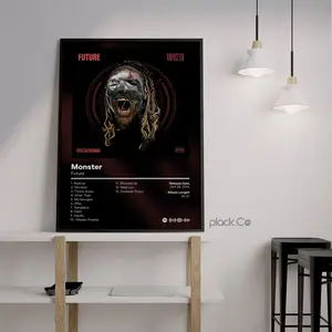 Future - Monster - Hip Hop Album Poster - Custom Album Cover - Future Rapper - Album Poster - Future Print - Gift Idea - Future Album