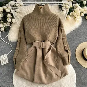 2025 New Fashionable and Elegant Short Sweater Vest for Women with Gentle Style