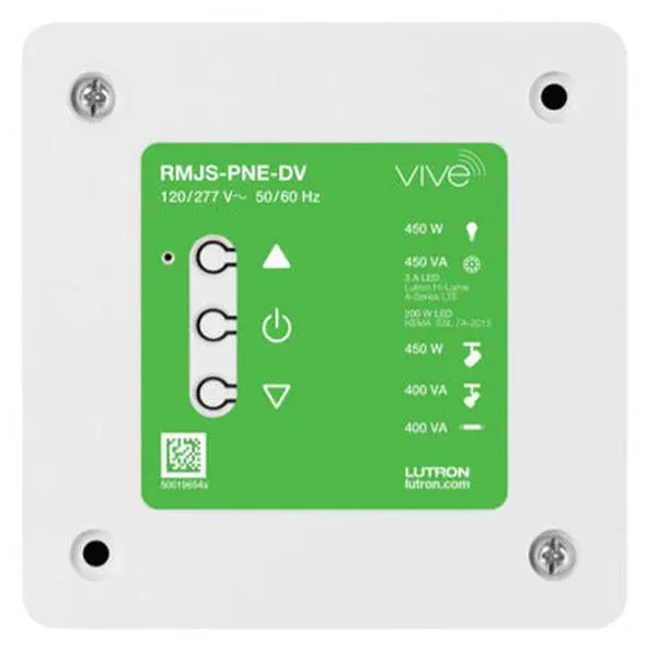 Lutron Vive PowPak Phase Select Dimming Module, 120/277V, RMJS-PNE-DV