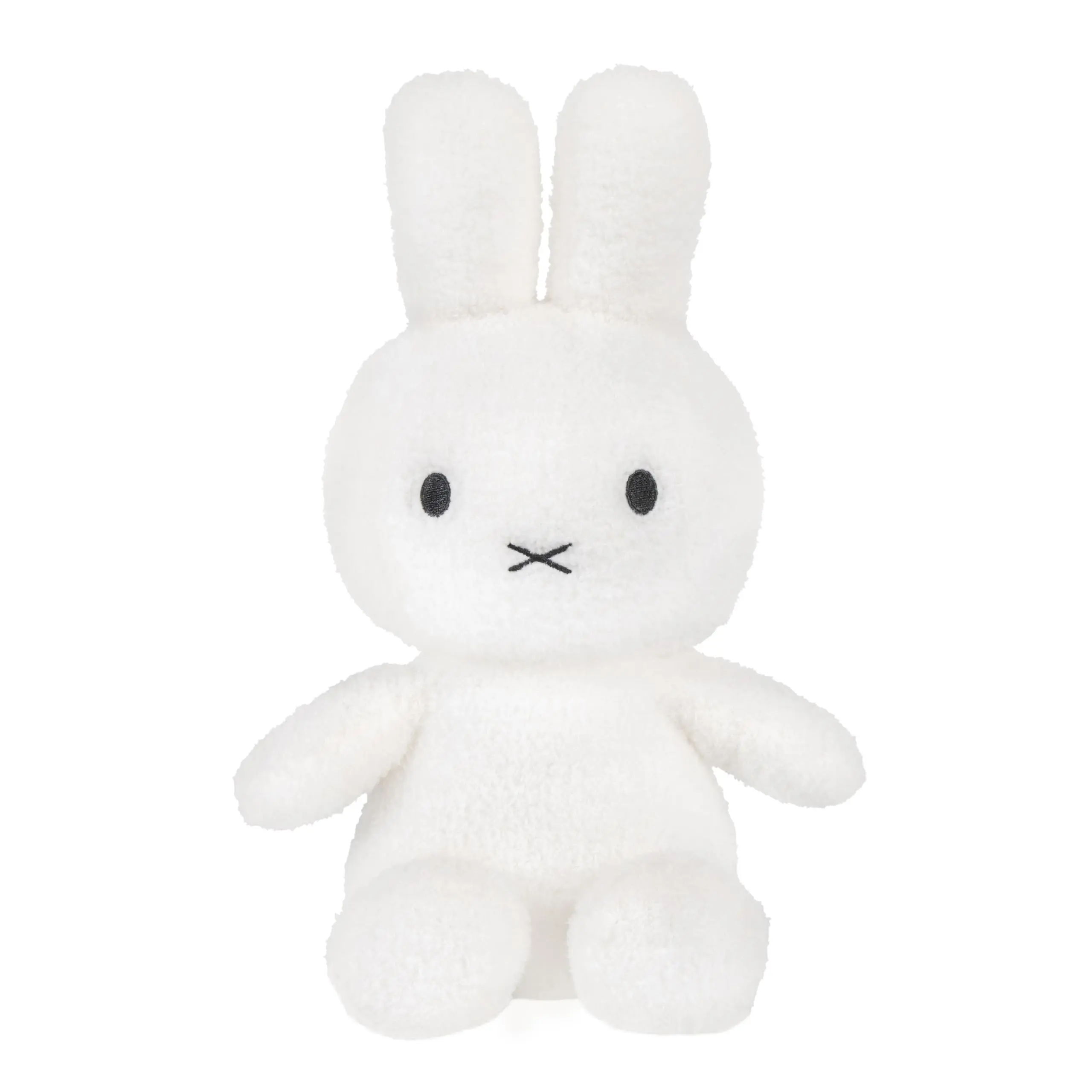 Kids Preferred White Miffy Cuteeze Plush Toy, 12 Inch Sitting Dutch Bunny Plush, Soft Boa Rabbit Bunny Stuffed Animal Plushie Doll for Girls and Boys