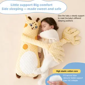Giraffe Baby Soothing Pillow, Ultra-Soft Cotton Snuggle Sleep Cushion for Newborns, 3 Adjustable Modes with Remote, Maternity Support, Perfect Baby Shower & Birthday Gift Box. SummerVibes
