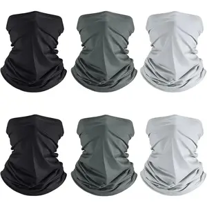 6PCS Cooling Neck Gaiter Face Cover UV Sun Protection