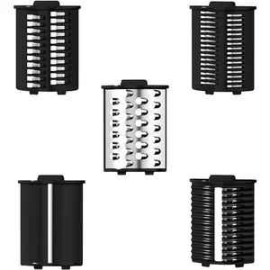 5 Sets of Blades, thick wire blade, thin wire blade, slice blade, wavy blade and grinding blade