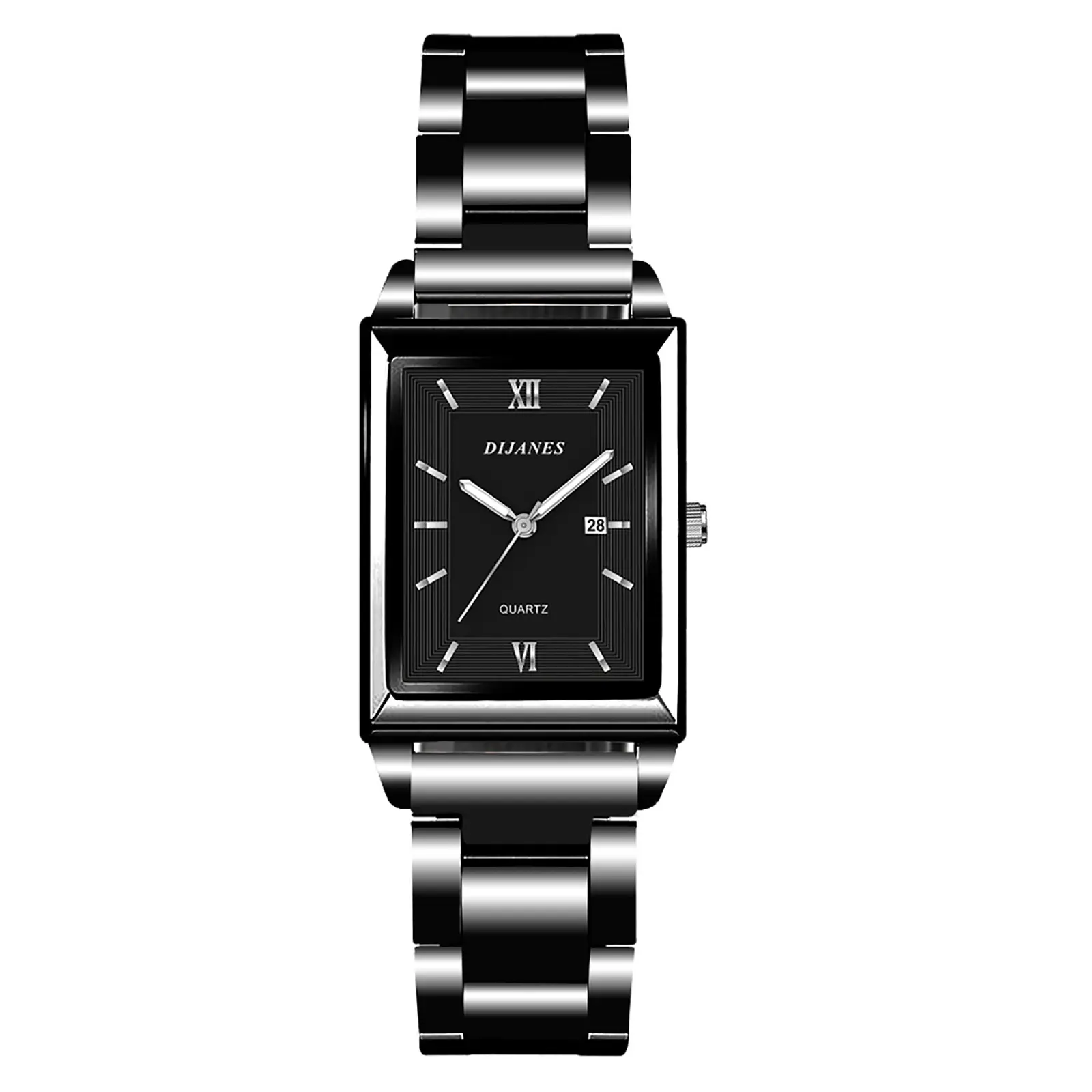 OIDEA Women's Minimalist Rectangular Square Fashionable Stylish Analog Quartz Watch - 1 ATM Water Resistant, Alloy Strap, Adjustable Fit, Date Display, Elegant Dress Watch Gift for Women, Fashionable Stylish Watch, Square Watches summerwins