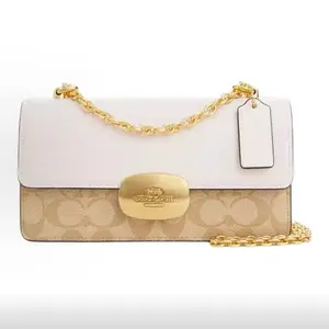 Pre-owned coach Leather Shoulder Bags Eliza Shoulder Bag 23 In Signature Canvas