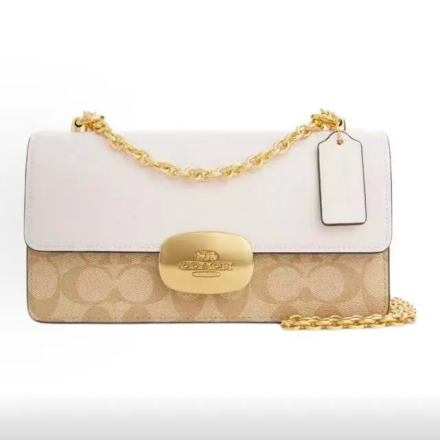 Pre-owned coach Leather Shoulder Bags Eliza Shoulder Bag 23 In Signature Canvas