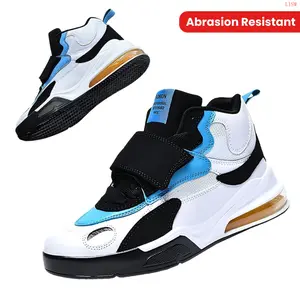 LISM Breathable Durable Men's High-Top Basketball Sneakers - Non-Slip for All Seasons