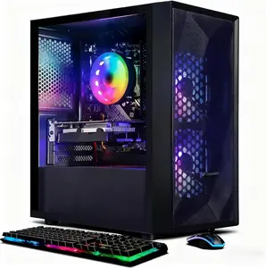 STGAubron Gaming PC Desktop Computer, Intel Core i3-10100F up to 4.3G, GeForce GTX 1660 Super 6G, 16G DDR4, 1T SSD, WiFi 6, BT 5.0, RGB Fan x2, Windows 11 Home