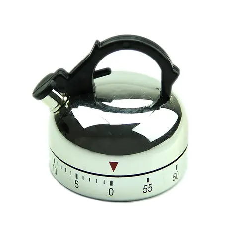 Bell-Alert Mechanical Cooking Timer - 1 x Timer, 60-Minute Adjustable High-Quality Stainless Steel Kitchen Accessory for Sailing, Water Sports, Cooking