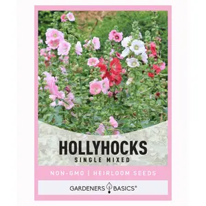 Single Mixed Hollyhocks Seeds