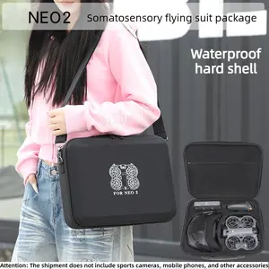 Hard Shell Carry Case for Dji Neo2 Drone, Full Compatibility Travel Pouch, Waterproof Shockproof Protector, with Shoulder Strap and Handle