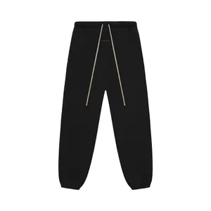 Fleece Sweatpant 'Black' fw24 130HO242020F with Gold Drawstrings and Comfortable Fit pants for men