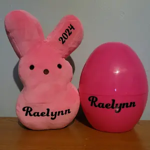 9 inch Personalized Bunny Plush Decor Gift