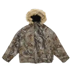 Men's 2-in-1 GORE-TEX Parka with Reversible 700-Fill Down Liner Jacket, Realtree AP Camo, Menswear Tops Coats
