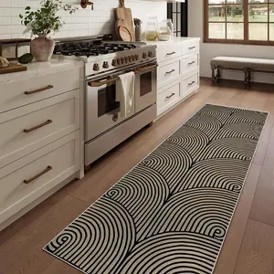 A hallway carpet, lightweight and easy-to-clean foldable floor mat, washable and low-maintenance home decor carpet, suitable for hallways, passageways, staircases, bedrooms, bedside areas, kitchens, and more, Home Decorative Rug