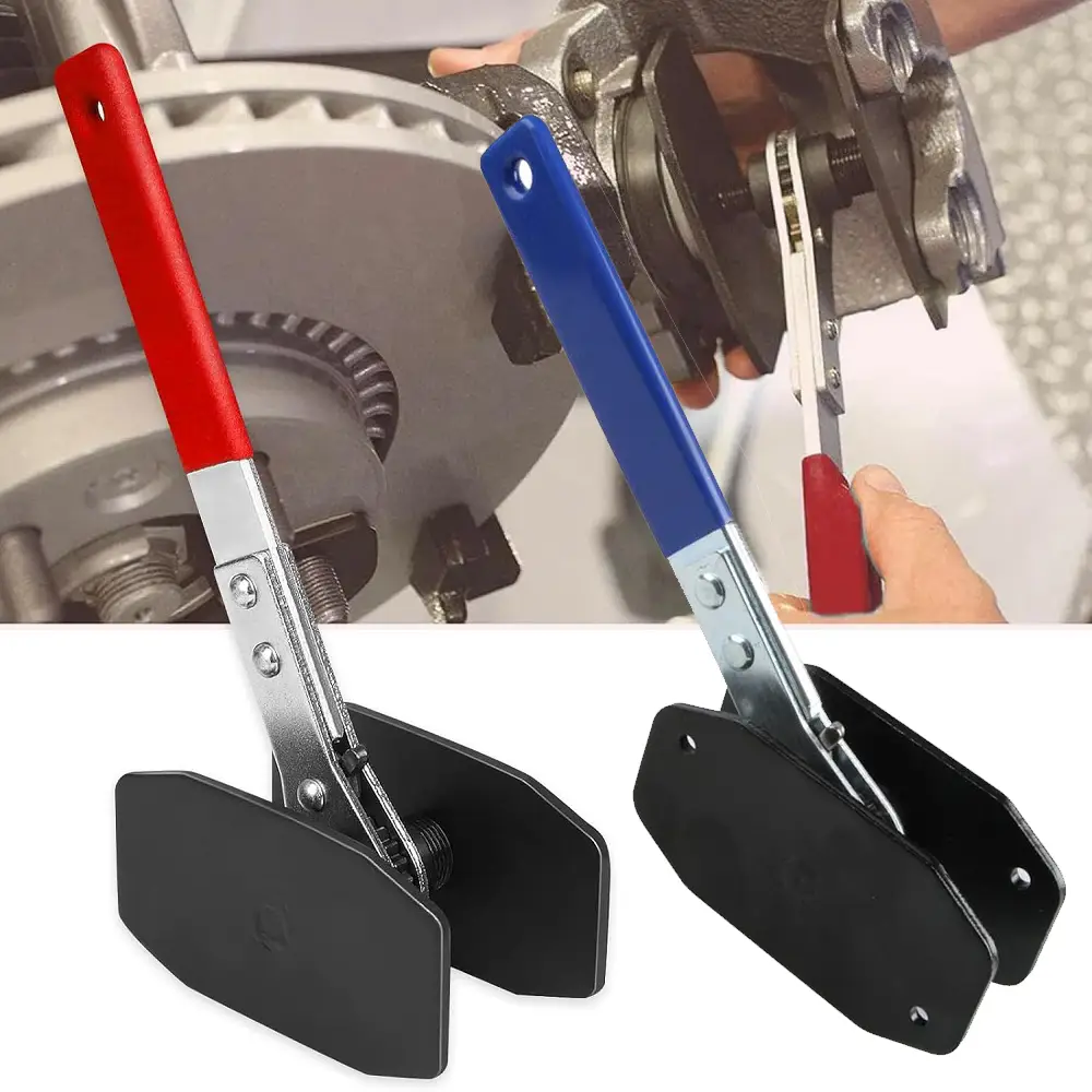 Brake Caliper Press Tool Car Piston Spreader Pad 360 Degree Swing Ratchet Hand Wrench Expander for Single Twin Quad Piston Disc Brake