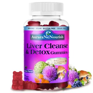 Liver Supplement Gummies, 28-in-1 Liver Detox , Cleanse Detox Repair Renew & Support Grassed Fed
