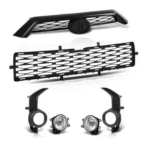 Fit For 2014-2019 Toyota 4Runner SR5 Front Bumper Upper Lower Grille+Fog Lights