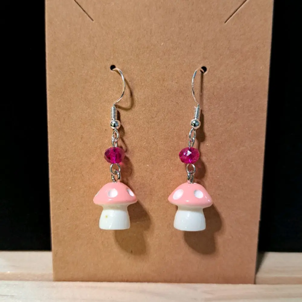 Mushroom Earrings