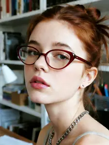 Fashionable Cat Eye Glasses, Blue Light Blocking, Retro College Style, Durable Lightweight Frame, Perfect for Work and Daily Use