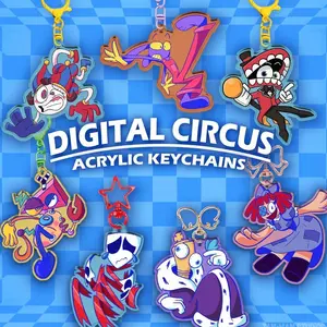 7 Ops The Amazing Digital Circus - Character Acrylic Keychains