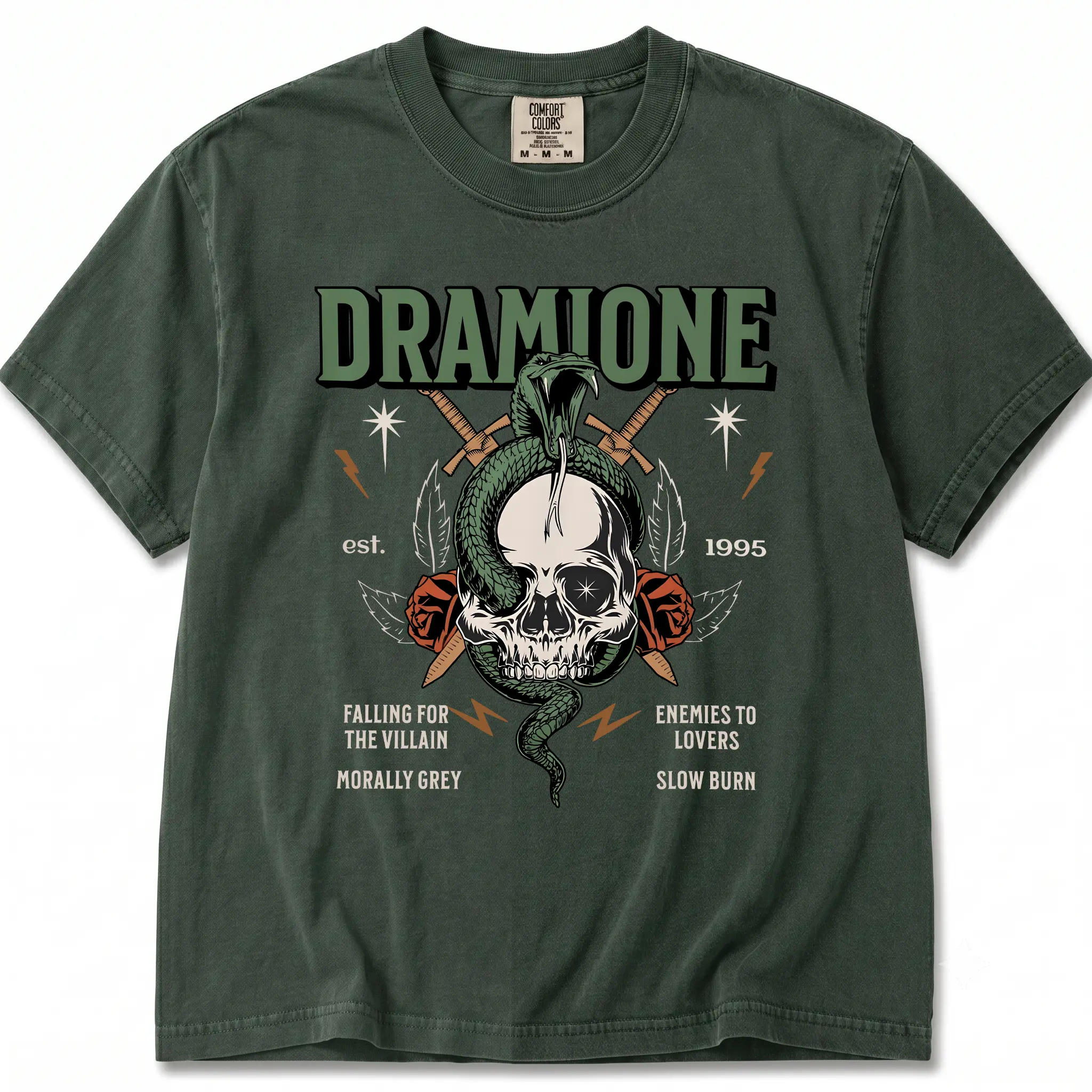 Dramione Comfort Colors Shirt, Dramione Shirt Book Club Shirt Smut Shirt Manacled Shirt Morally Grey Shirt Dark Academia Shirt Enemies To Lovers Shirt Slow Burn Shirt