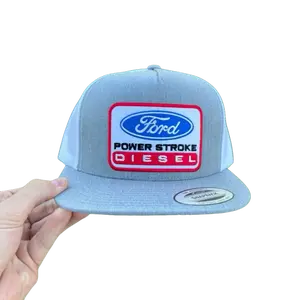 Ford Power Stroke Diesel Flat Bill Snapback Adjustable Snap Replica Patch Customizable Hats Yupoong Snap