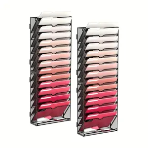 New 15 Tier Wall File Holder Wall Mount Hanging File Organizer Office folders