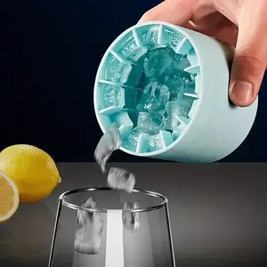 Quick Freezing Silicone Ice Cube Mold, Flexible Reusable Ice Tray for Iced Coffee, Juice, Cold Drinks and Daily Home Use