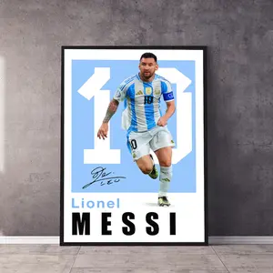 Messi Posters, Famous Soccer Players, Lionel Messi, Home wall art, Housewarming gifts, Argentine professional soccer player, Leo footballer